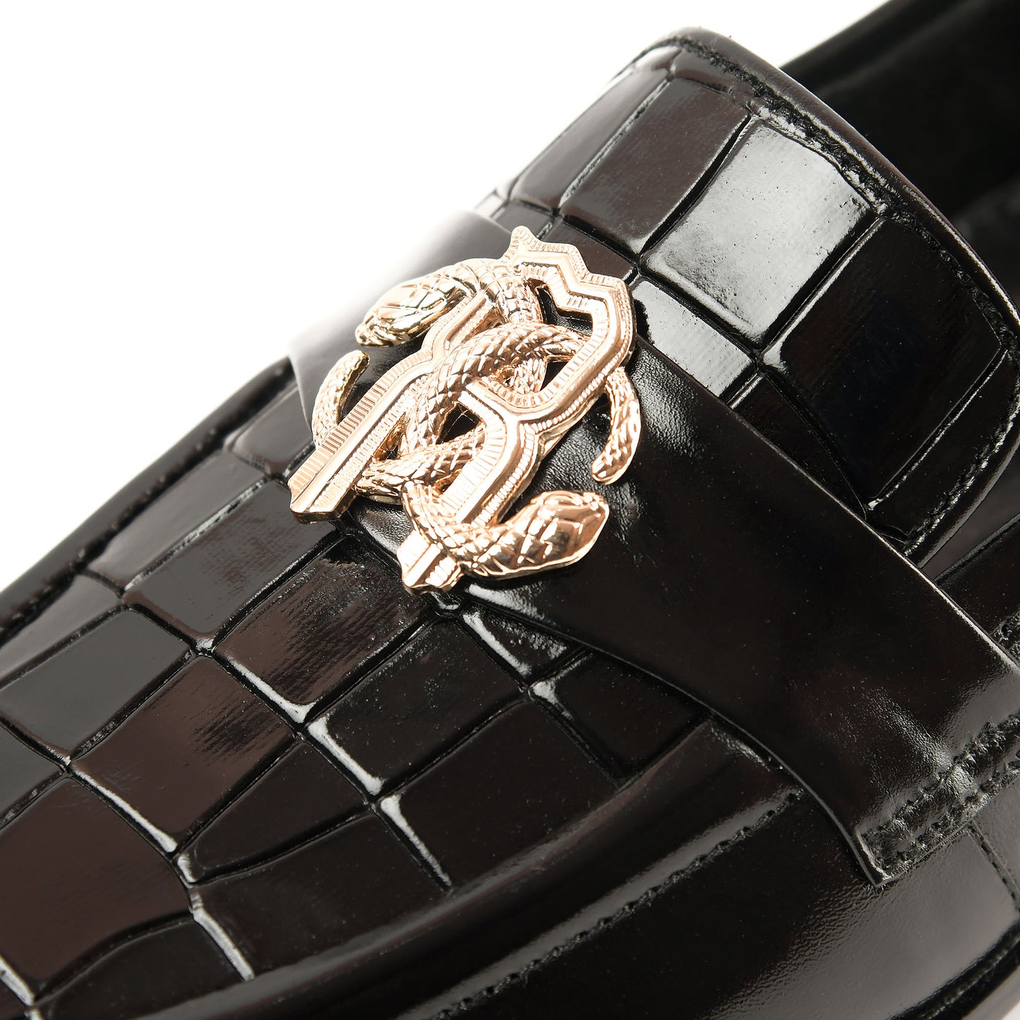 SB-08 Classic RC Black Leather Shoes