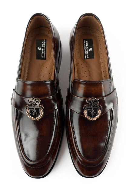 SB-09 BLNRE Elegant Brown Shoes for Men